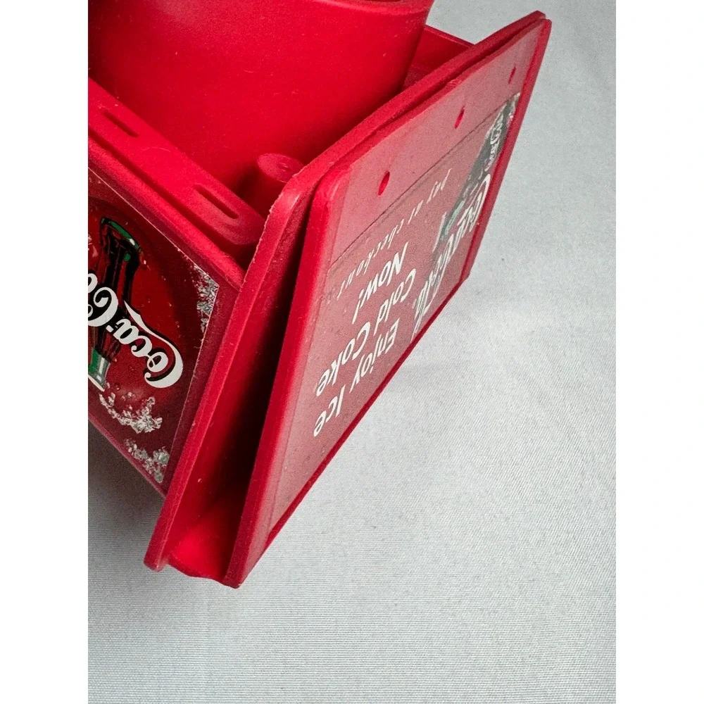 Coca Cola Shopping Cart‎ Caddy Organizer Cup Holder Pouch Red Plastic